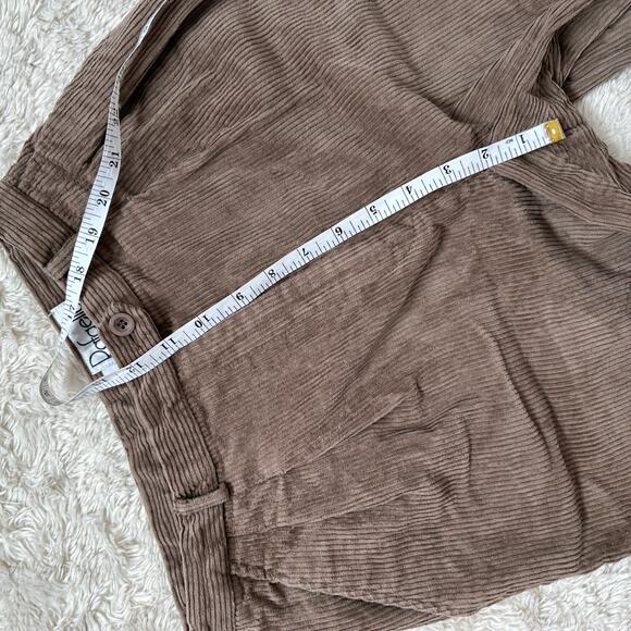 Vintage Rafaella 26" Brown Corduroy Pants Trousers High Waisted 100% Cotton - Picture 5 of 10